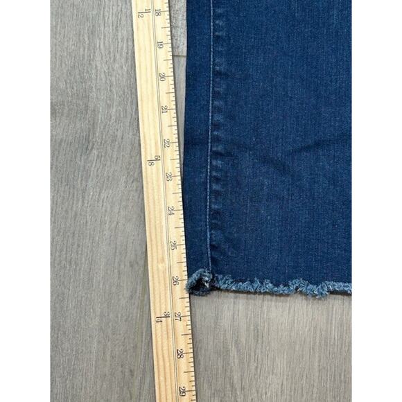 NYDJ Womens Sheri Slim Bootcut Jeans High Rise Denim Lift Tuck Tech Blue Size 18 - Picture 3 of 10